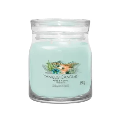 Zdjęcie Yankee Candle Aloe & Agave Signature Jar Świeca zapachowa 368 g