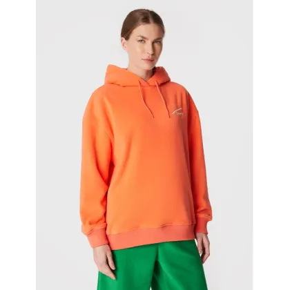 Zdjęcie Tommy Jeans Polar Signature DW0DW14358 Pomarańczowy Oversize