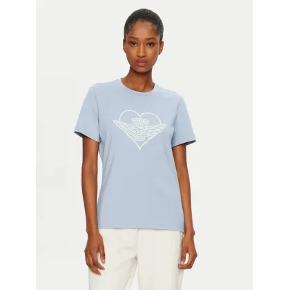 Zdjęcie Aeronautica Militare T-Shirt 242TS2351DJ657 Beżowy Regular Fit