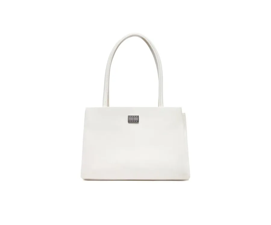 obrazek 1 Tommy Jeans Torebka Tjw American Cool Med Tote AW0AW17297 Biały