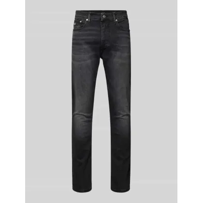 Zdjęcie Jeansy o kroju slim fit z wyhaftowanym logo model ‘AUSTIN’