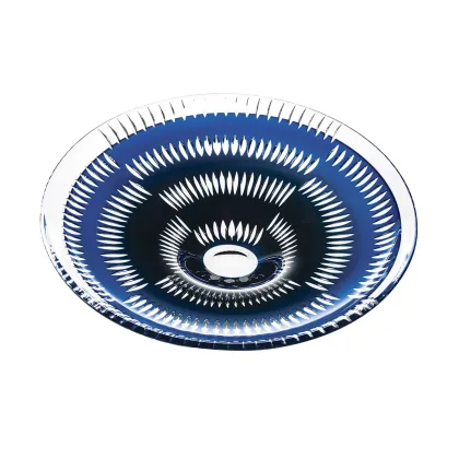 Zdjęcie Luksusowa niebieska dekoracja stołu z kolekcji Catherine Wheel w prezentowym pudełku - Vista Alegre