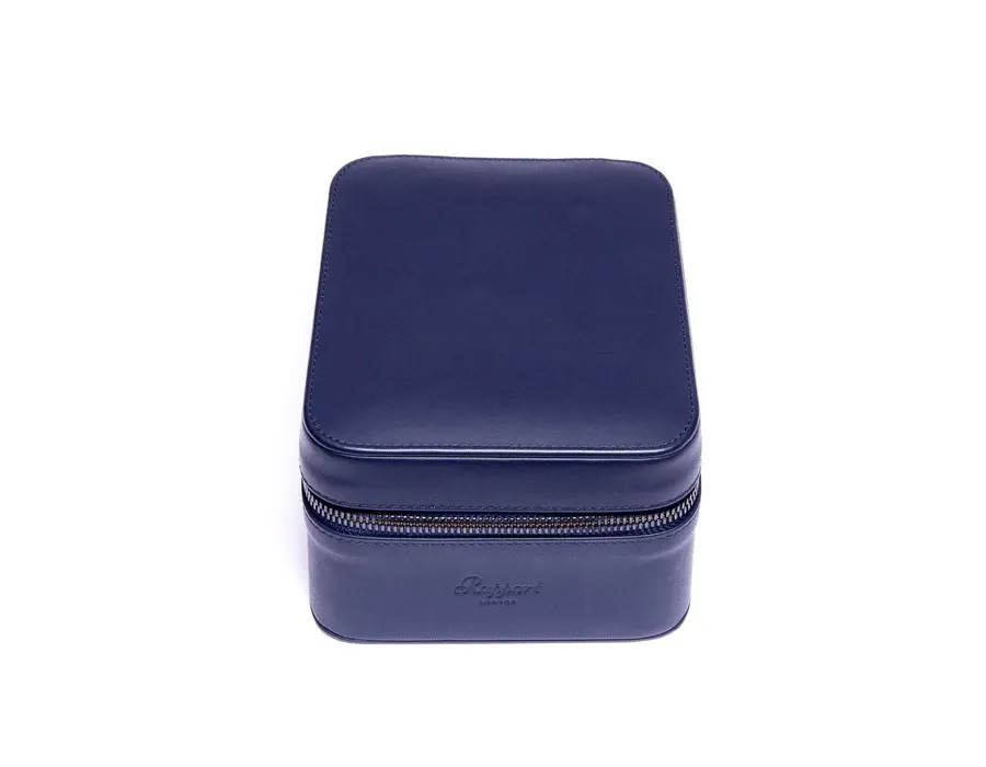 obrazek 1 Granatowe etui na dwa zegarki Hyde Park