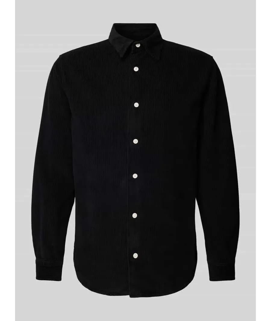 obrazek 1 Koszula sztruksowa o kroju regular fit z kołnierzykiem typu kent model ‘TRISTAN’