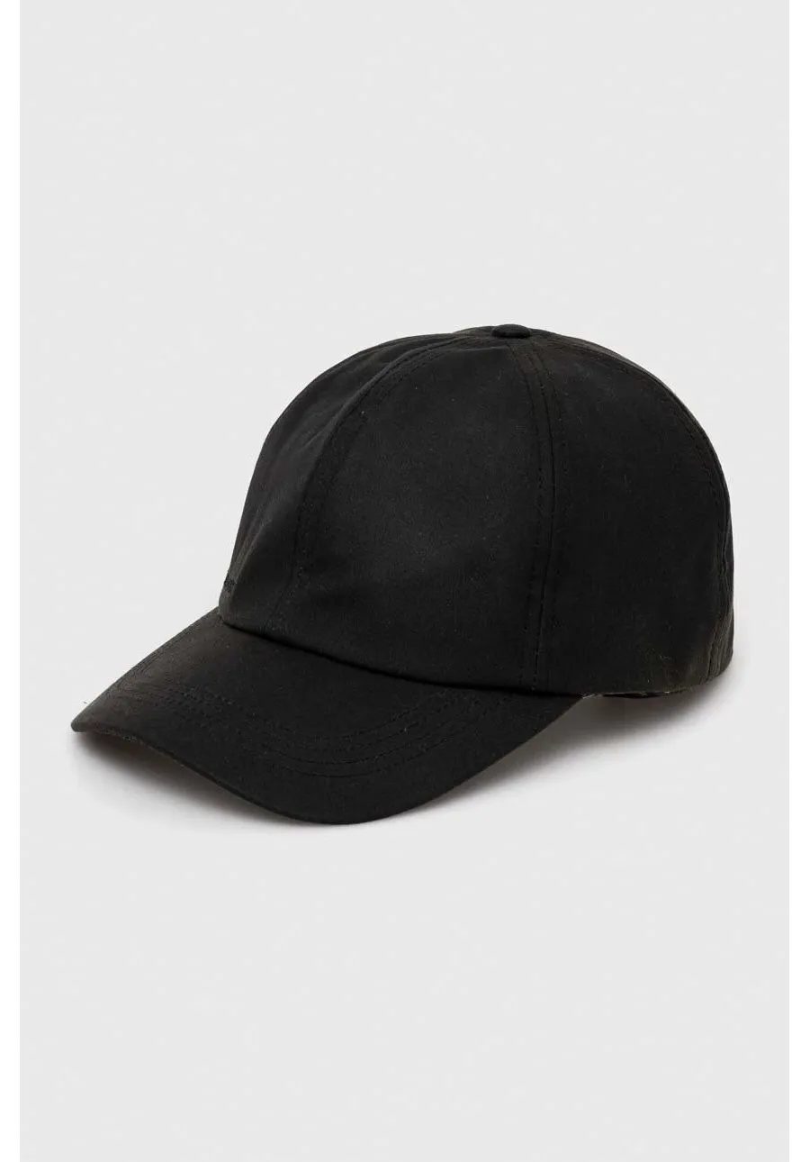 obrazek 1 Barbour czapka z daszkiem bawełniana kolor zielony gładka