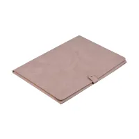 Zdjęcie Skórzana teczka A4 23х31 cm w kolorze popielatego różu