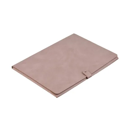 Picture Leather A4 folder 23x31 cm, ash pink