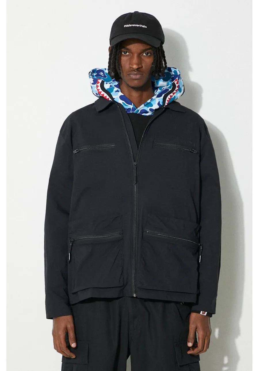 obrazek 1 Rains kurtka Tomar Overshirt kolor granatowy przejściowa 19320.01