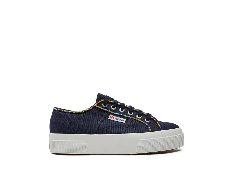 obrazek 1 Superga Tenisówki Multicolor Beads 2740 S4131FW Granatowy