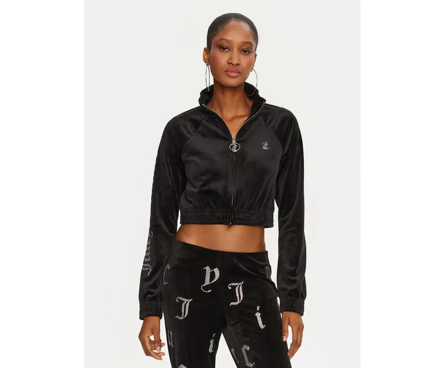 obrazek 1 Juicy Couture Bluza Tasha JCWCT24305 Czarny Slim Fit