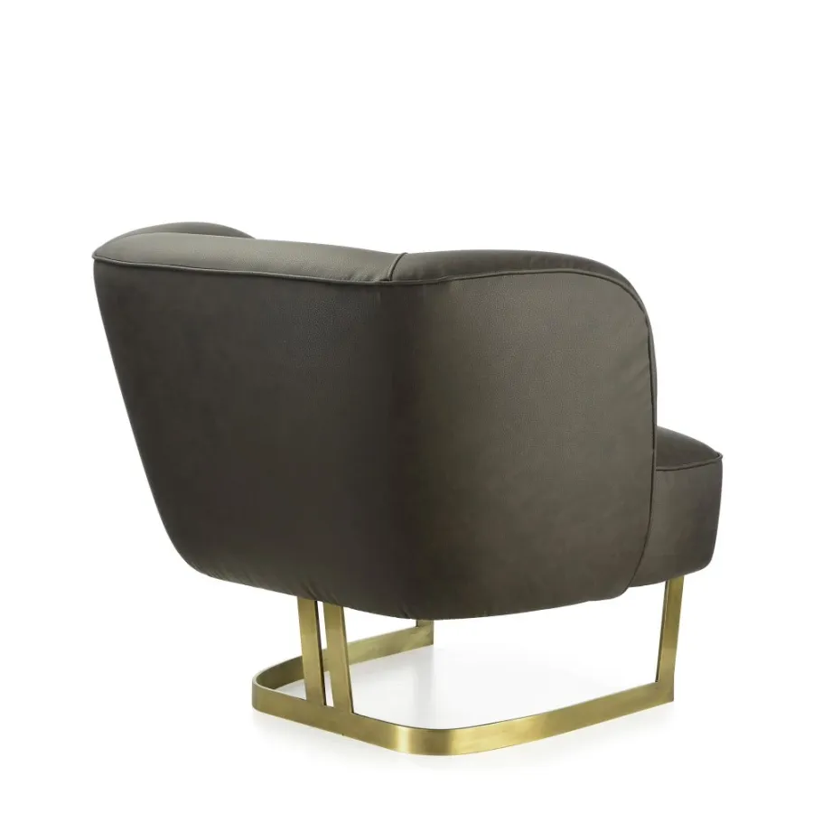 obrazek 4 Fotel z metalową podstawą H.75xL.90xP.74 cm