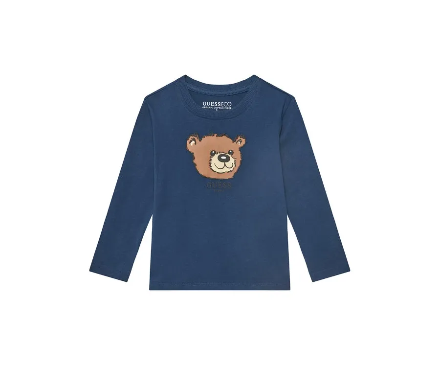 obrazek 1 Guess Bluzka N5YI25 K8HM4 Granatowy Regular Fit