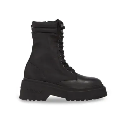 Zdjęcie Tommy Jeans Botki Tjw Lace Up Padded Boot EN0EN02405 Czarny