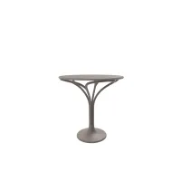 Picture Stylish Les Arcs table made of dove gray aluminum for the garden or terrace