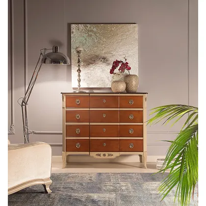 Zdjęcie Ekskluzywna 4-szufladowa komoda w stylu klasycznym - Stella del Mobile