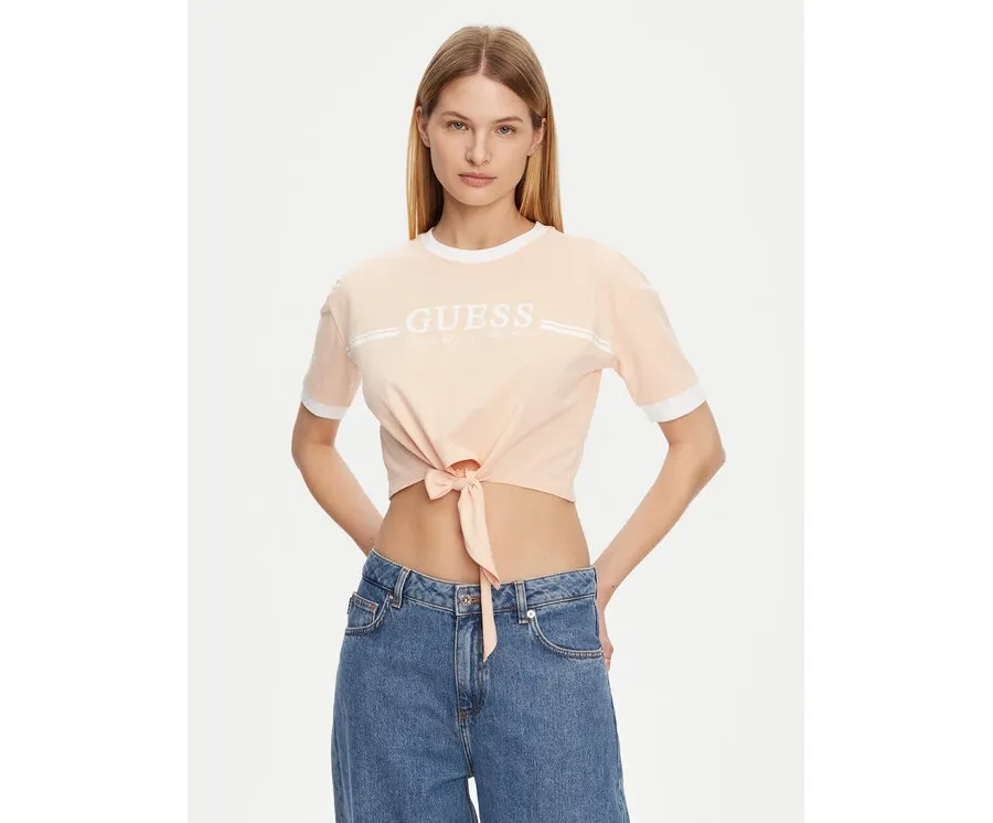 obrazek 1 Guess T-Shirt V5GI05 I3Z14 Pomarańczowy Regular Fit