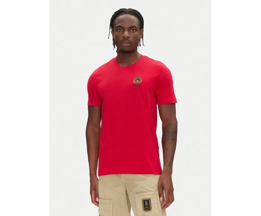 obrazek 1 Aeronautica Militare T-Shirt 251TS2391J592 Czerwony Regular Fit