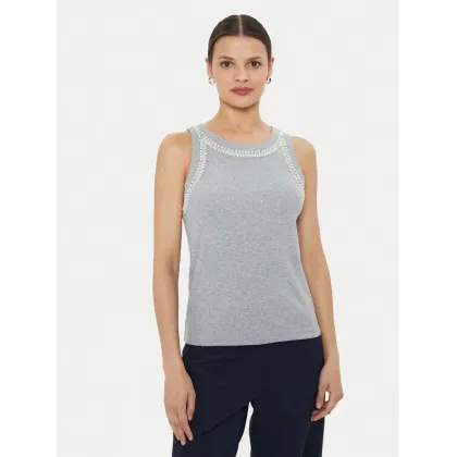 Zdjęcie ViCOLO Top RB0606 Szary Slim Fit