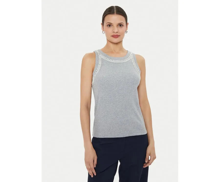 obrazek 1 ViCOLO Top RB0606 Szary Slim Fit