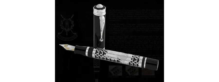 obrazek 3 New St Andrews 2012 Montegrappa Pióro Wieczne Czarne Srebro