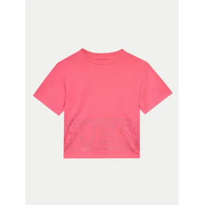 Zdjęcie Guess T-Shirt J4YI17 K6YW4 Różowy Boxy Fit