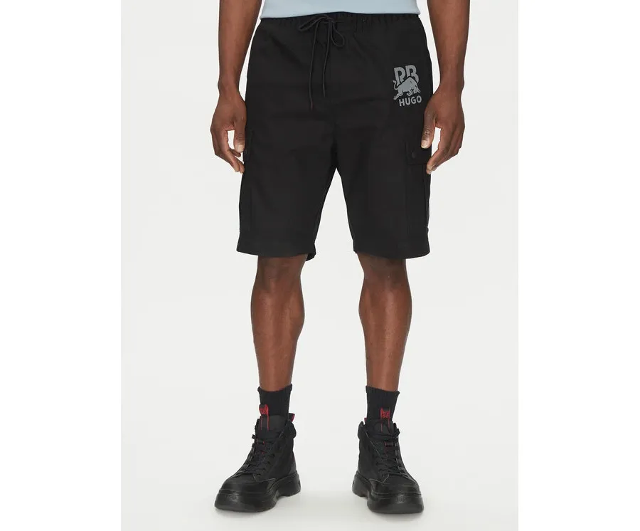 obrazek 1 HUGO Szorty sportowe Garlio 50542795 Czarny Regular Fit