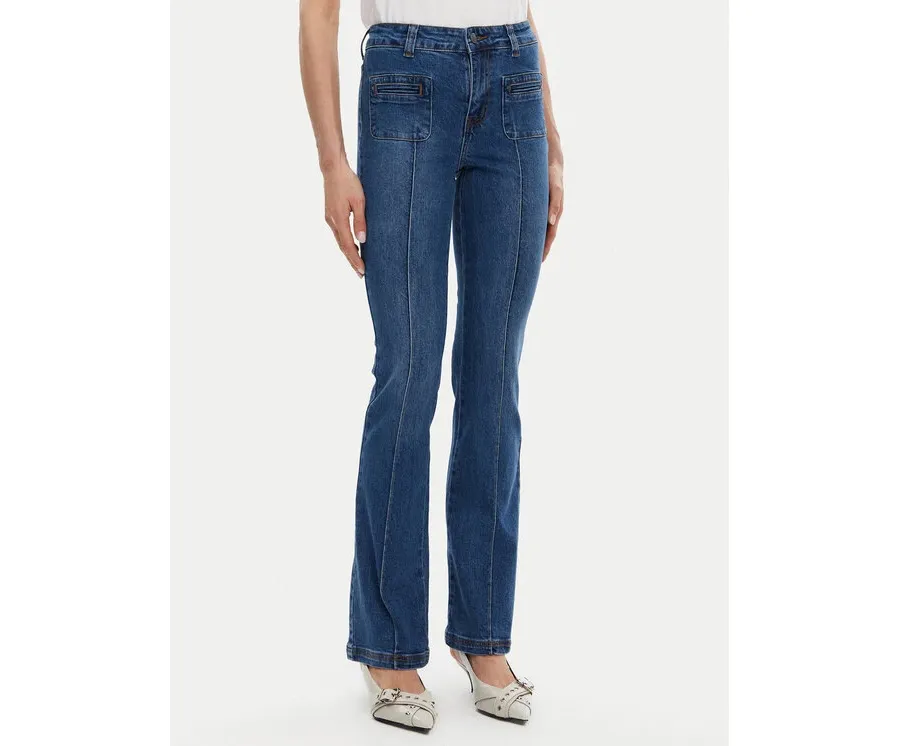 obrazek 1 Silvian Heach Jeansy GPP25275JE Granatowy Regular Fit