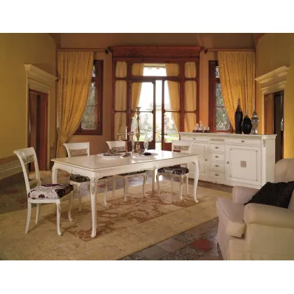Zdjęcie Piękny klasyczny biały stół - Morello Gianpaolo