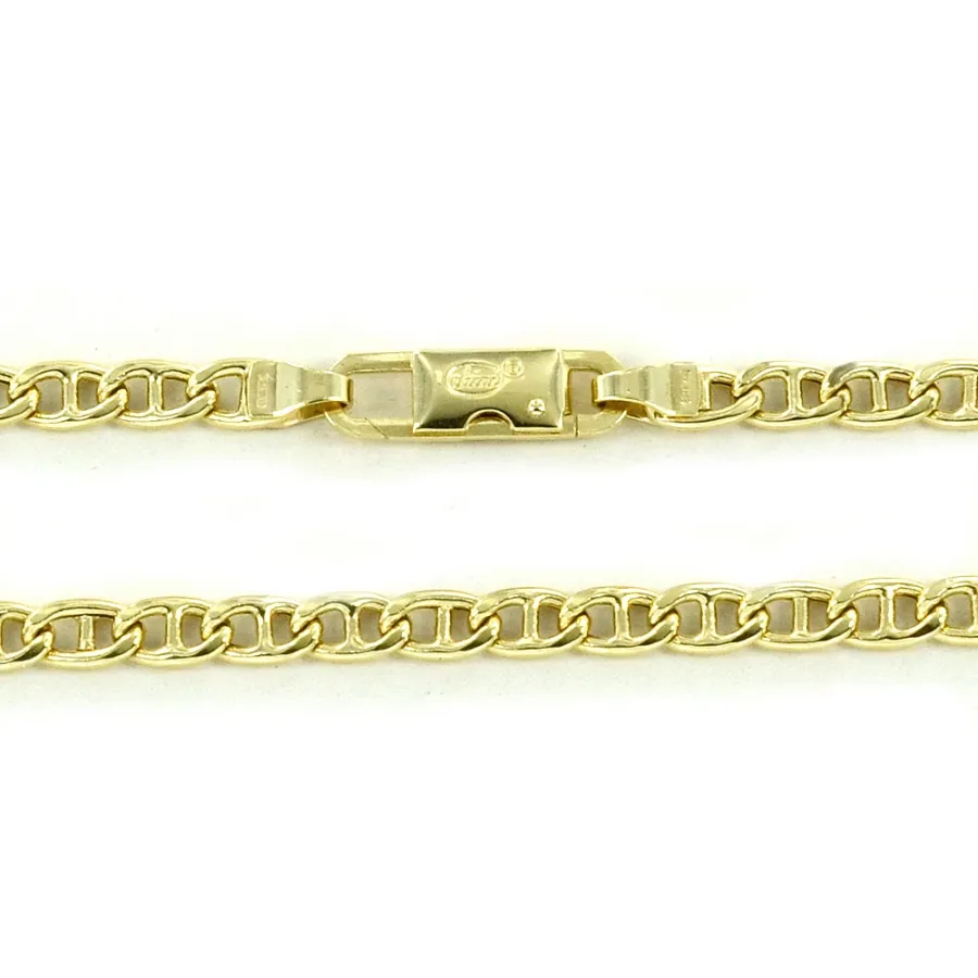 obrazek 5 Ekskluzywny męski łańcuszek z 18-karatowego żółtego złota - 50 cm