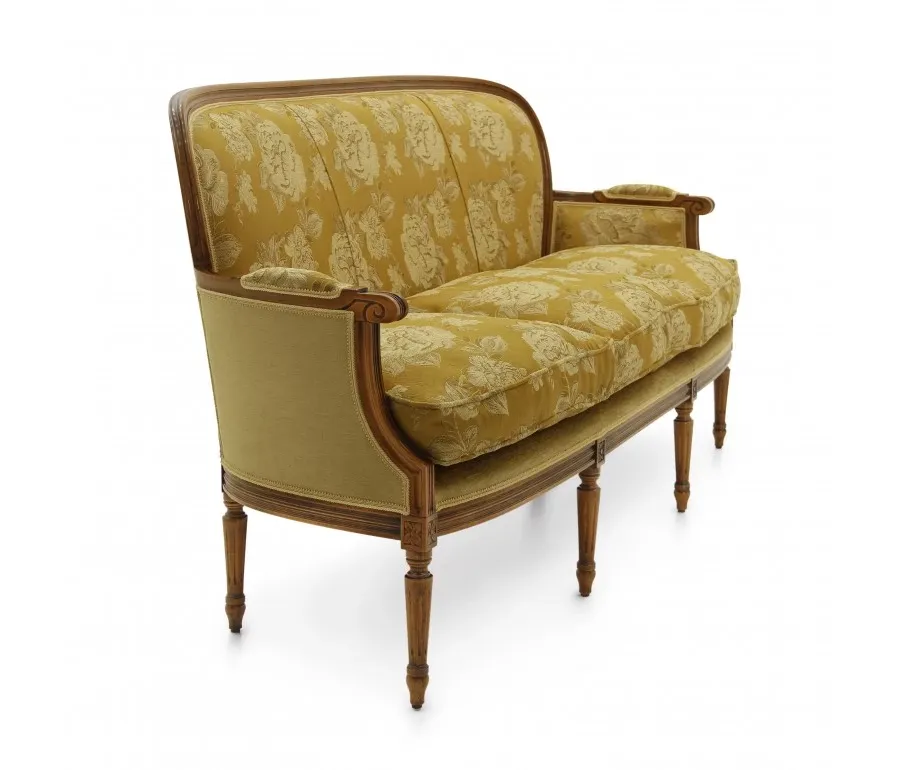 obrazek 2 Elegancka sofa w stylu Ludwika XVI o strukturze drewna bukowego - Sevensedie