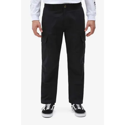 Zdjęcie Dickies spodnie bawełniane kolor czarny w fasonie cargo DK0A4XDUBLK-BLACK