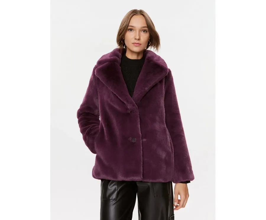 obrazek 1 Guess Futro Corinne W3BL57 WFSI0 Fioletowy Regular Fit