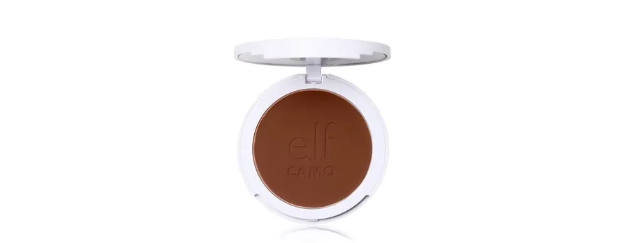 obrazek 1 e.l.f. Cosmetics Camo Powder Foundation Kompaktowy podkład 8 g Rich 610 N