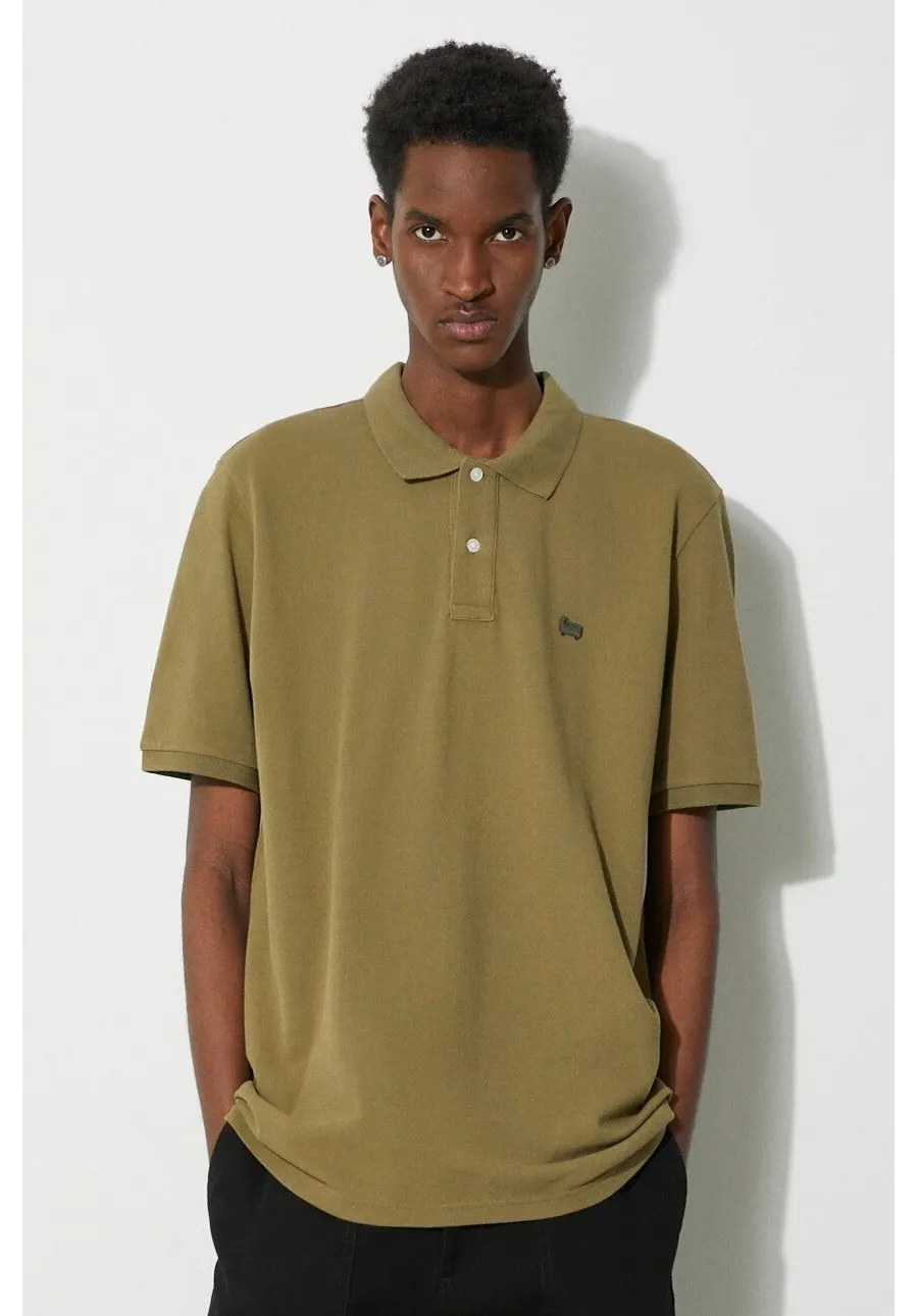 obrazek 1 Woolrich polo bawełniane Classic American Polo kolor zielony gładki CFWOPO0062MRUT2555
