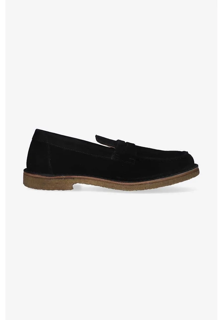 obrazek 1 Astorflex półbuty zamszowe Mocassino Uomo męskie kolor czarny MOKAFLEX.001-WHISKEY