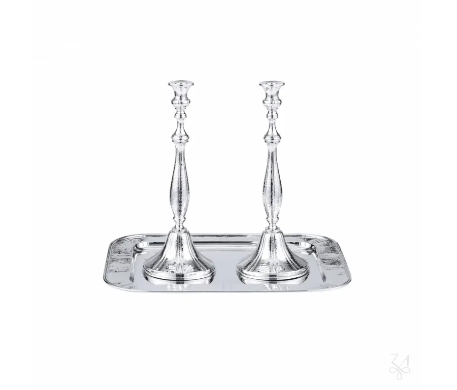 obrazek 3 Prostokątna srebrna taca Zurich w stylu nowoczesnym - Zaramella Argenti