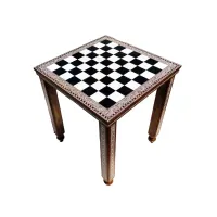 Zdjęcie Luksusowy drewniany stół szachowy „The Maharaja Series” - The Chess Empire