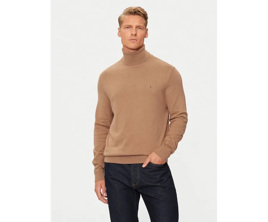 obrazek 1 Tommy Hilfiger Golf MW0MW28048 Beżowy Regular Fit