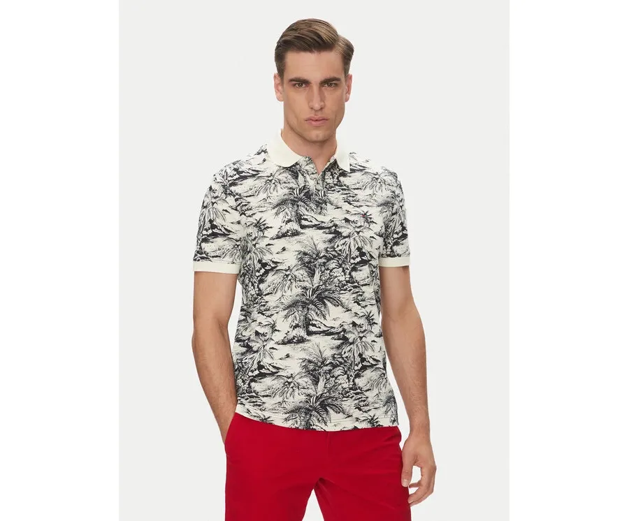 obrazek 1 Tommy Hilfiger Polo MW0MW38475 Beżowy Regular Fit