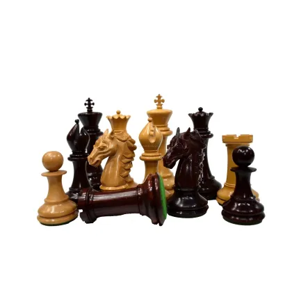 Zdjęcie Oszałamiający zestaw drewnianych szachów - The Chess Empire