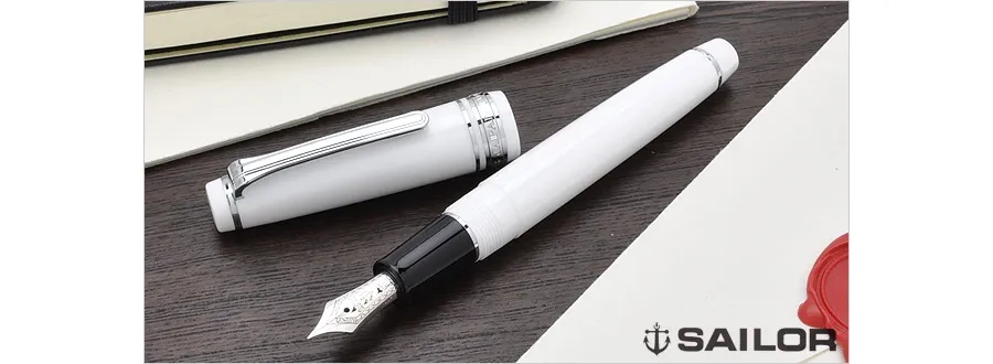 obrazek 1 Sailor Pióro Wieczne Professional Gear Slim White Rodowane