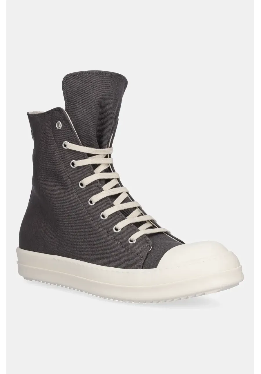 obrazek 1 Rick Owens trampki Sneaks męskie kolor szary DU01E3800.DOES1