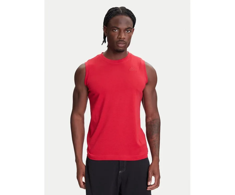 obrazek 1 Kappa Tank top Logo Corpo Cadwal 303HZB0 Czerwony Regular Fit