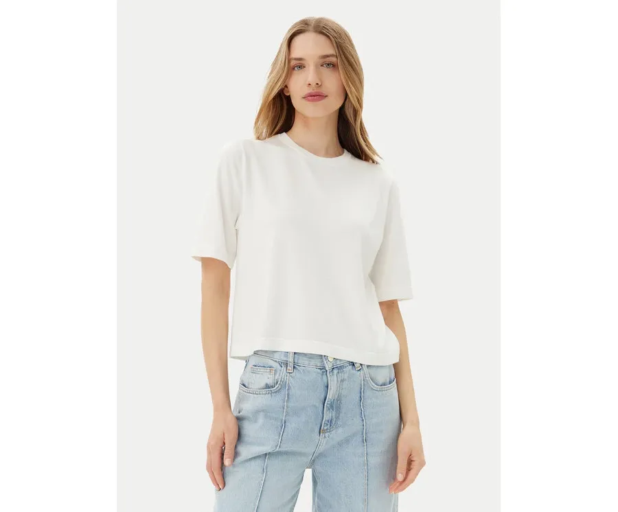 obrazek 1 Vero Moda Sweter Silje 10320460 Biały Oversize