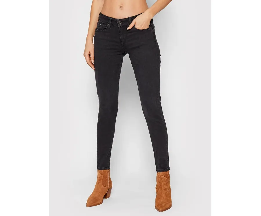 obrazek 1 Pepe Jeans Jeansy Soho PL204174 Czarny Skinny Fit