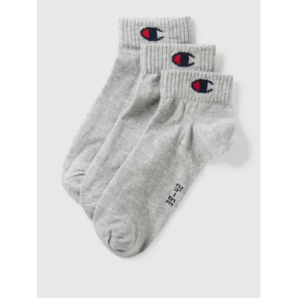 Zdjęcie Skarpety z detalem z logo, w zestawie 3 szt., model „Quarter Sock”
