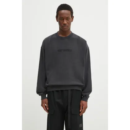 Zdjęcie Axel Arigato bluza bawełniana Distort Washed Sweatshirt męska kolor czarny z nadrukiem A3122004