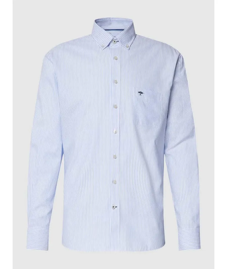 obrazek 1 Koszula casualowa o kroju regular fit ze wzorem w paski model ‘All Season’
