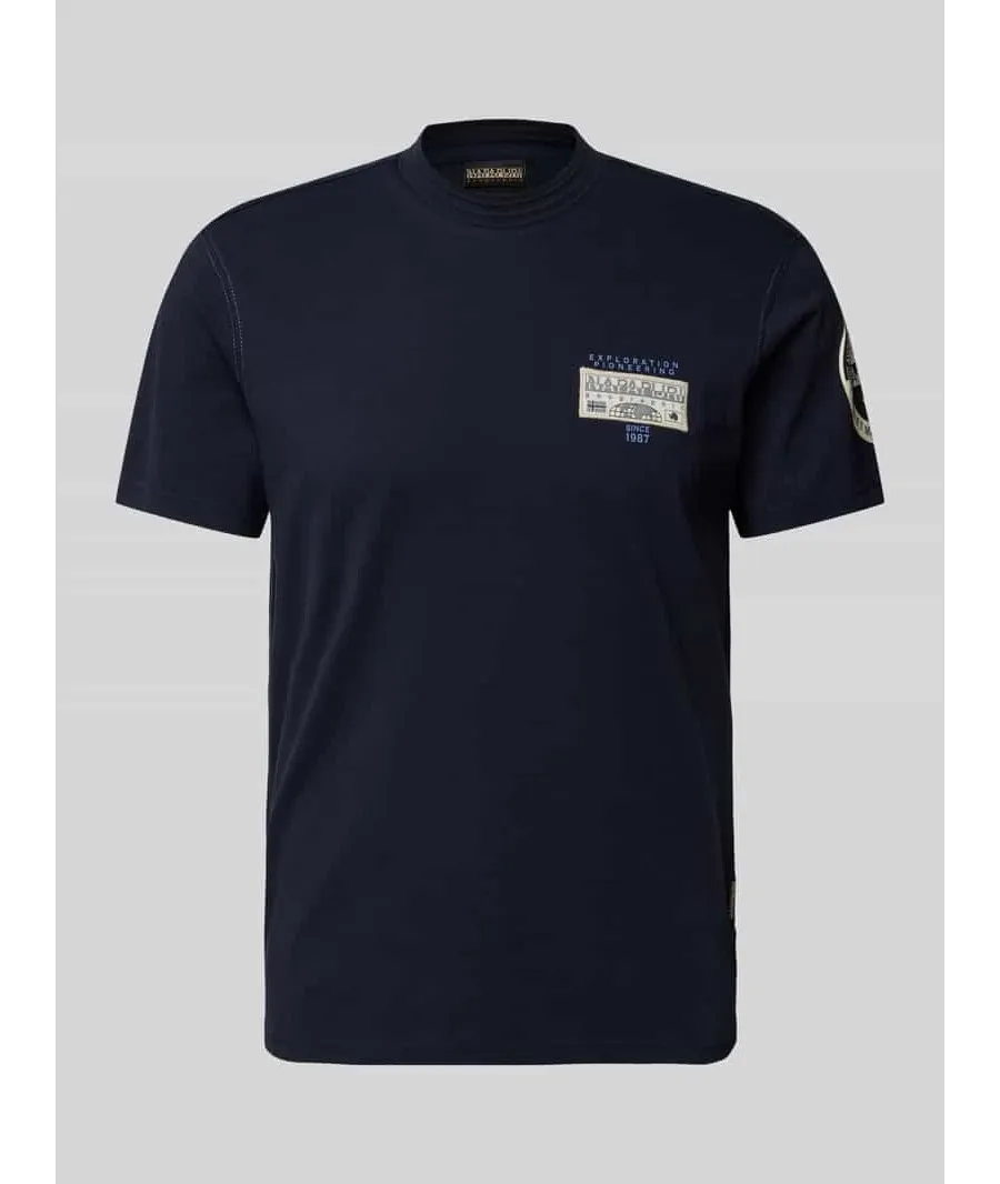 obrazek 1 T-shirt z naszywką z logo model ‘AMUNDSEN’