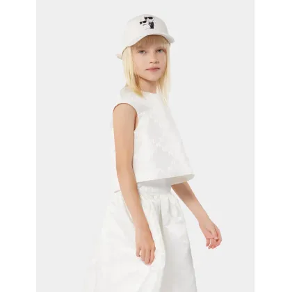 Zdjęcie Karl Lagerfeld Kids Bluzka Z30117 D Écru Regular Fit